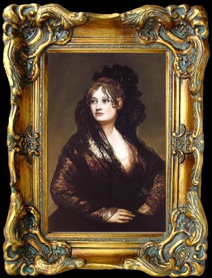 framed  Francisco de Goya Dona Isabel de Porcel, Ta045